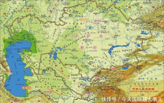 中亚五国，各有什么特色?看地图一目了然