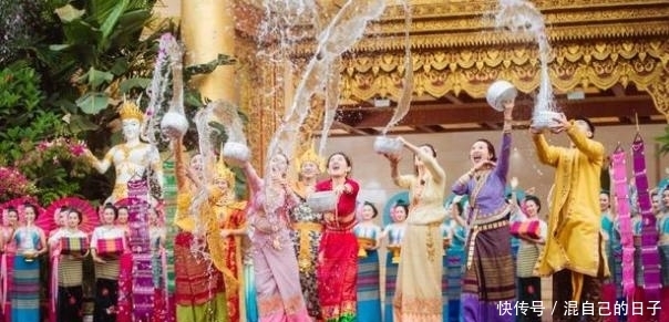 仙女|仙女变凡人只需"一盆水",妻子们参加泼水节,美不美一眼分辨