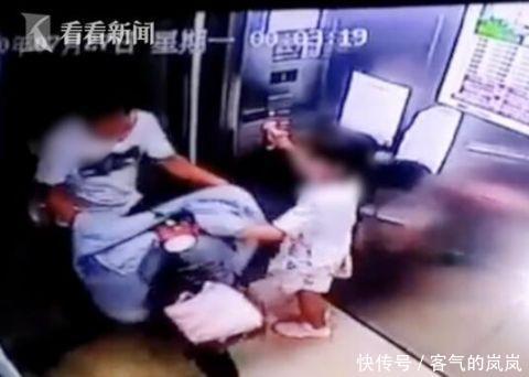 小女孩|男子骑电动车冲进电梯 被小女孩劝阻竟……