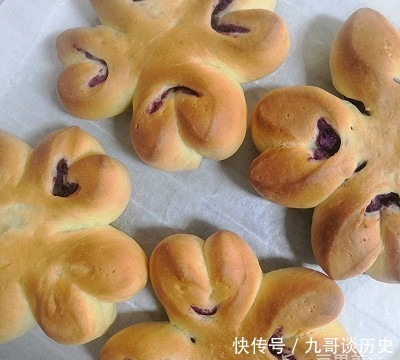 面包|幸运星四叶草面包