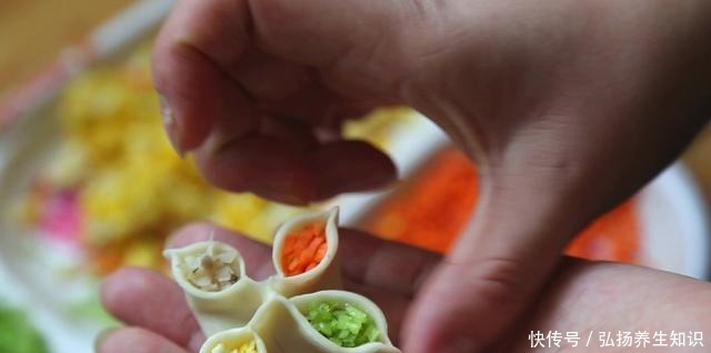 胡萝卜|宅在家里用饺子皮做烧麦,营养美味又好看,孩子早餐最爱吃