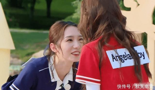  下巴|孟美岐故意戳baby下巴，当镜头放大那刻，整没整容一目了然