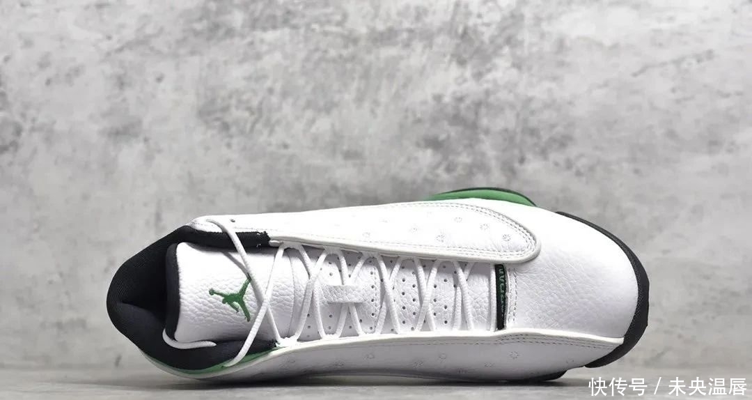 测评|一款酷似雷·阿伦 PE 的配色!AJ13幸运绿开箱测评