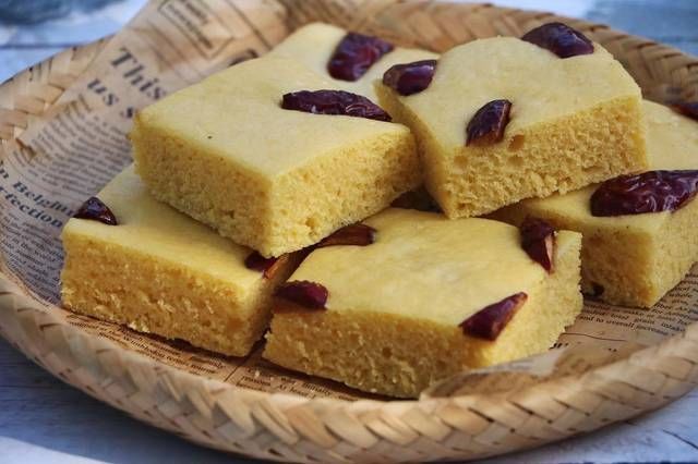 玉米面发糕|原来发糕都做错了,这样做松软好吃不粘牙,比蛋糕还要美味