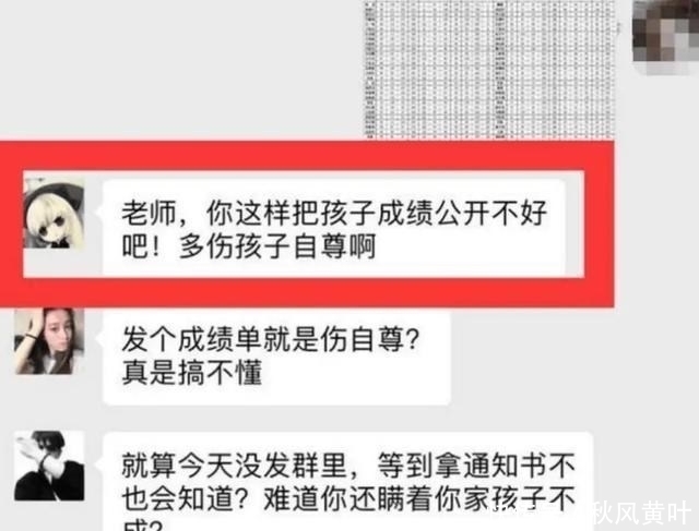 孩子的学习|班主任把成绩单发家长群!家长:道歉或投诉二选一!老师:我没错