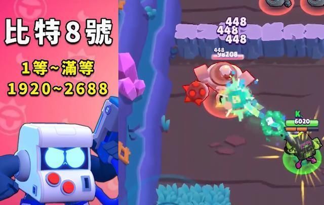 攻击|荒野乱斗普攻最强的十个英雄曝光柯尔特第九,第一伤害过万