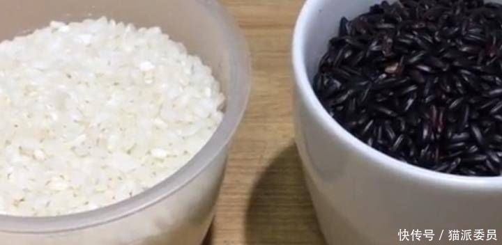 不用|一碗黑米，做一个又甜又软的黑米蛋糕，不用烤箱，不用发酵，非常简单