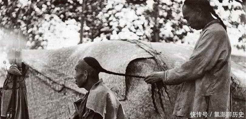 片拍摄|清朝老照片：图一的农民房子矮小的可怜，图五女子的笑容太阳光了