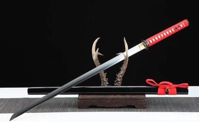 钢三色|龙舞研磨直刀,花纹钢三色研磨研磨