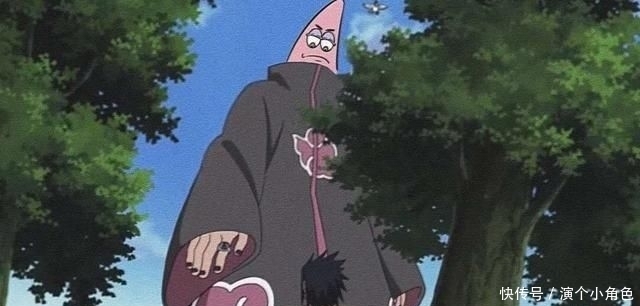 艺术就|《火影忍者》派大星扮演火影中的迪达拉，网友：还别说，挺像的