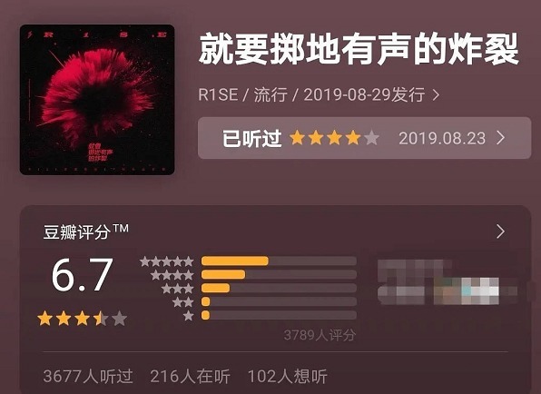 男团|6大限定团首张EP评分,两大男团评分一样,这一组合评分最低