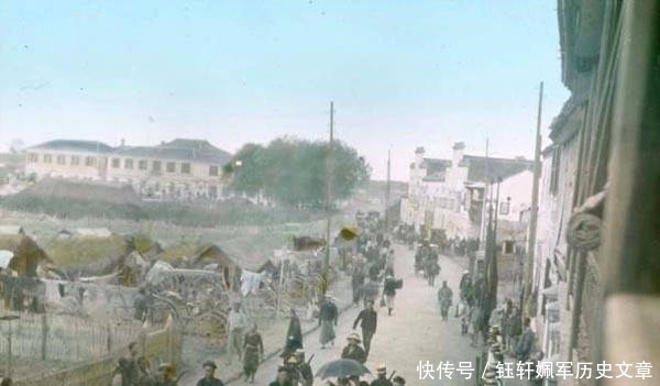 骑兵|晚清上色老照片 袁世凯坐轿出行、冯玉祥骑兵勇武！乞丐衣不遮体