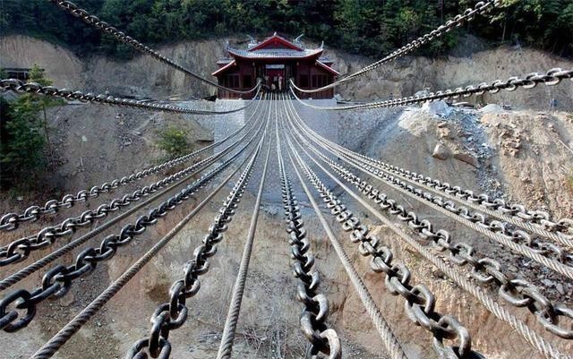 铁环|泸定桥13根铁索一万多铁环,重达40吨,古人如何建造的?凸显智慧