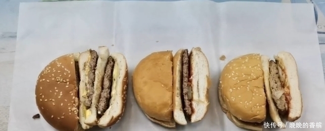 对比|同样12元的汉堡,肯德基华莱士和汉堡王对比,切开后它“打脸”了