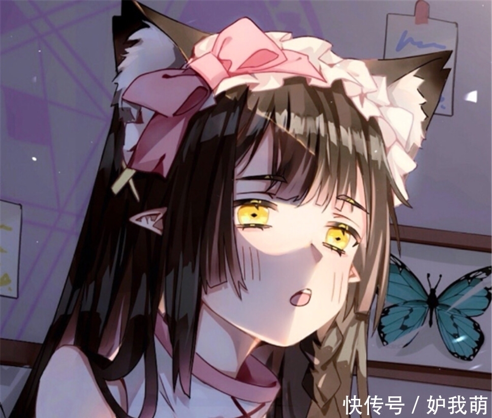 甜丧|甜丧·低糖·动漫头像:藏不住的少女情事,害羞的甜蜜,红了脸