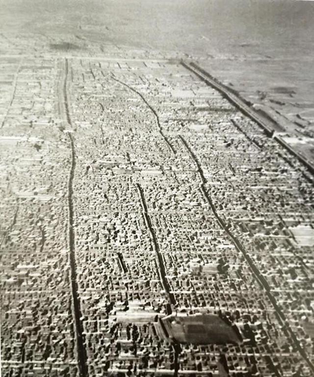 西安|80年前德国人航拍的中国:北京古城墙无比壮观,西安布局如同棋盘