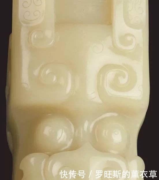 黄玉|美玉共赏:清代黄玉云纹龙首四耳瓶