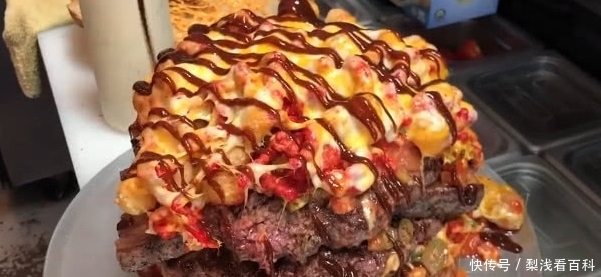 大无比|半小时吃完此汉堡,卖家就奖励一万元,未曾有人吃完过!