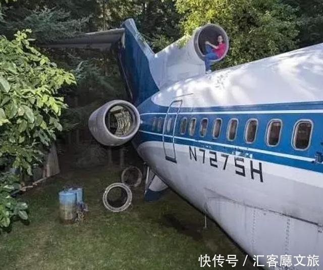  改成|69岁老人逃离城市，将报废飞机爆改成三室一厅山景房！