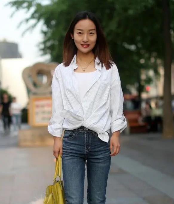  不像话|街拍：身姿挺拔美丽大方的小姐姐，潮流时尚的穿搭，让你美的不像话