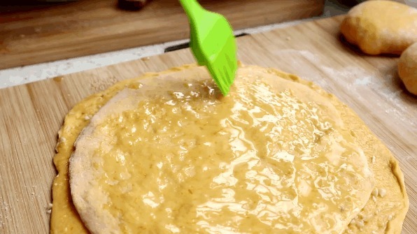  肉夹馍|这种南瓜千层饼，在家就能做，口感独特，馅料丰富，比肉夹馍还香