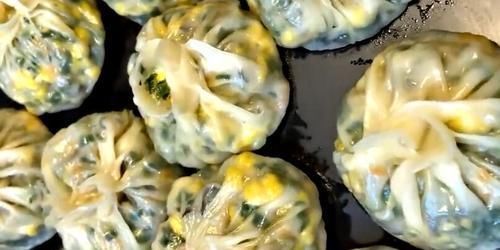 简单|教你用饺子皮来做三种馅料的包子,做法简单,两口一个,真香