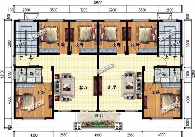 欧式|两栋共堂屋设计的双拼别墅,最受欢迎欧式风,第二栋建的人超多