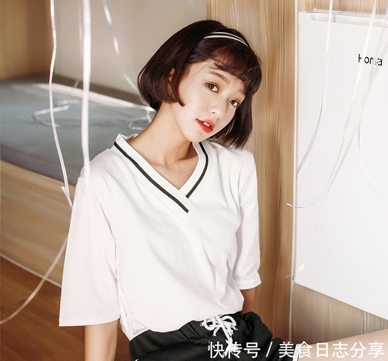 天鹅|没有天鹅颈,就更需要小V领来拯救了!