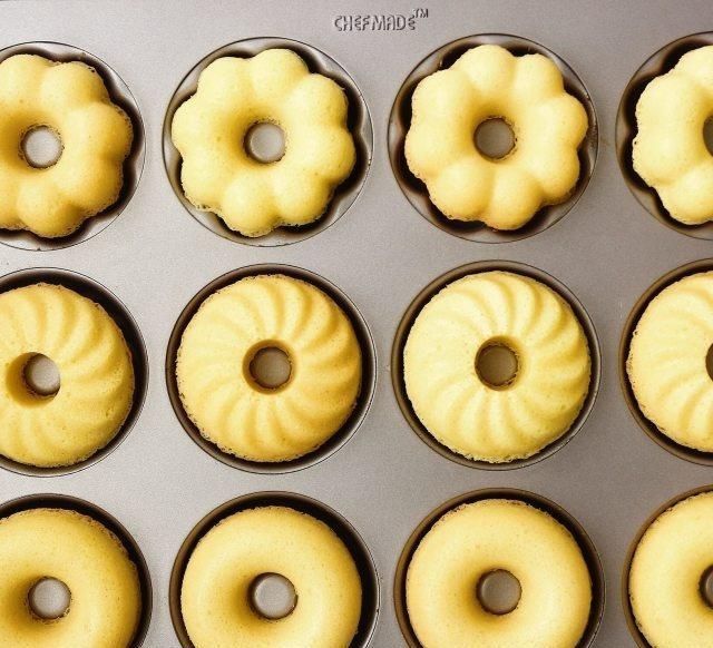 甜甜|一款超颜值的甜甜圈蛋糕,一口能吃一个,绝对不夸张