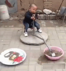 搞笑|搞笑GIF：腿脚挺利索啊