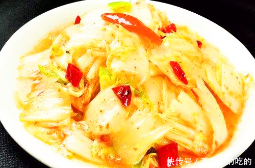 白菜|醋溜白菜,还在按部就班的慢慢往锅里添加调料吗?其实这样做更好