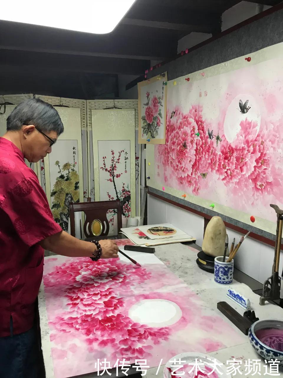  永明|王永明盛世牡丹