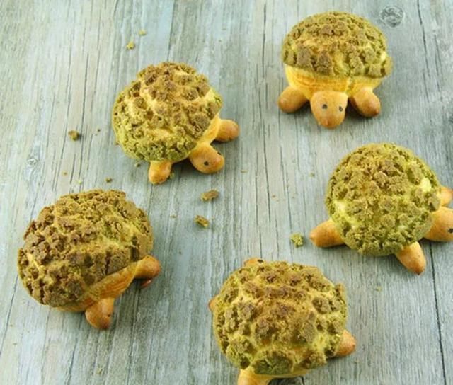  美味|乌龟酥皮泡芙，烹饪乐趣中收获美味，孩子们一定很喜欢