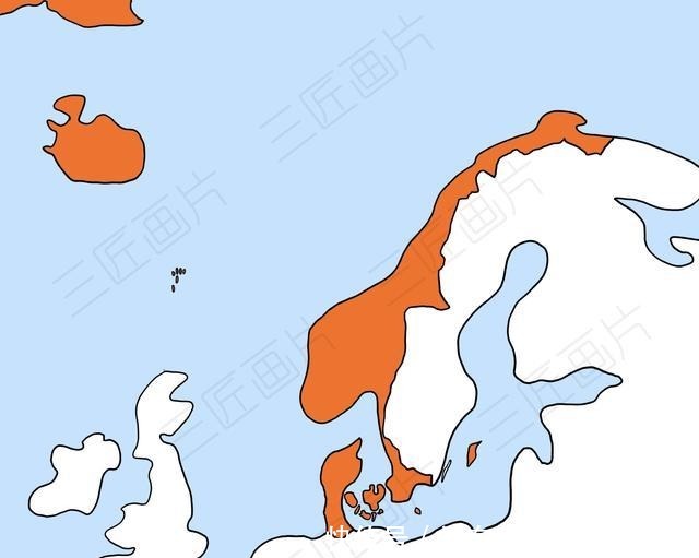 昔日|手绘丹麦史，从昔日的北海帝国，一步步缩到日德兰半岛