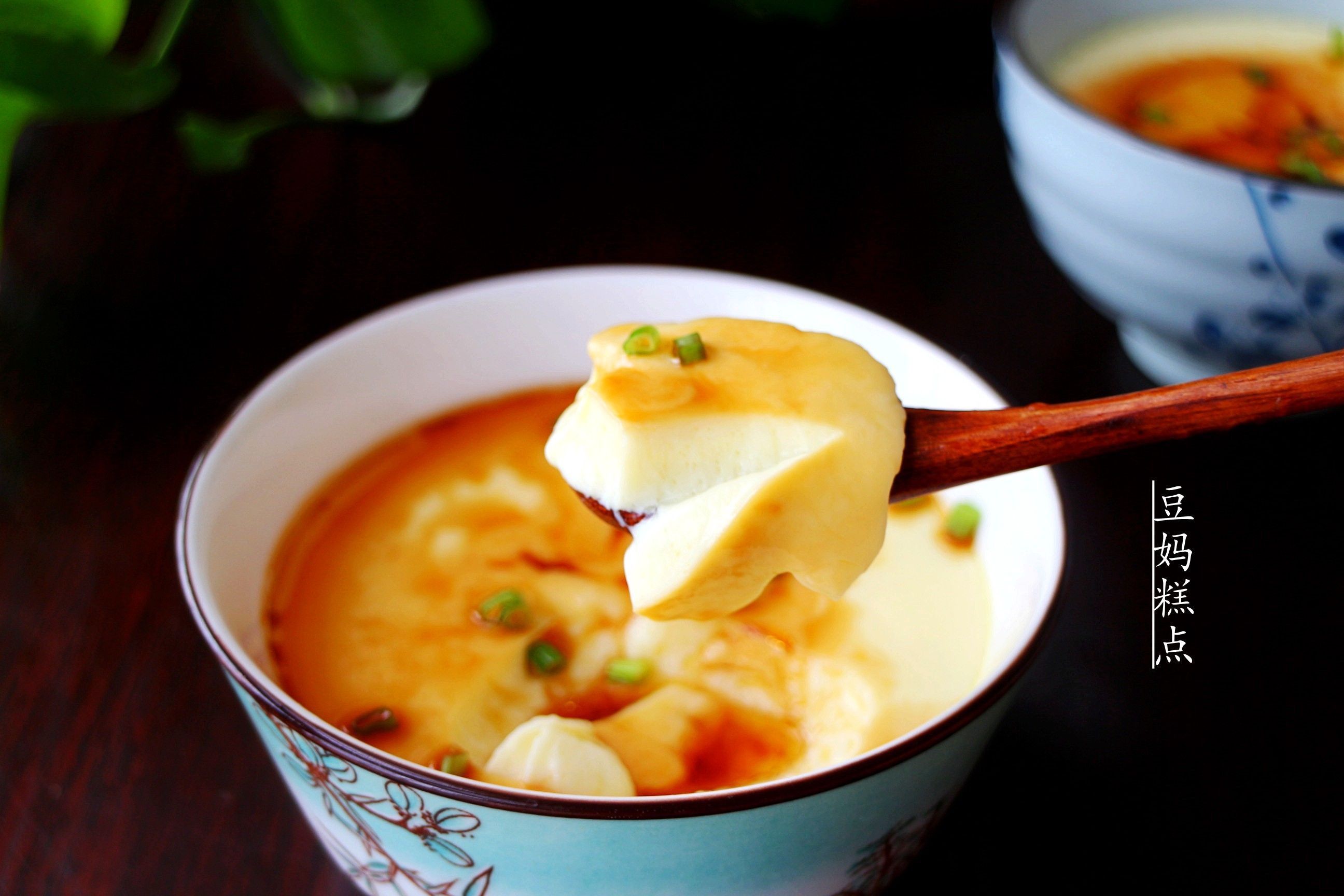 豆腐脑|蒸鸡蛋羹,直接加水就错了注意这4点,口感滑嫩赛豆腐脑