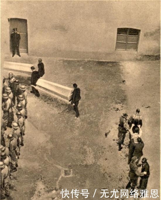 棺材|纳粹成批的枪毙犹太人,棺材就在旁边摆着,死一批装一批