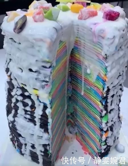 切开|网红“千层蛋糕”,切开一看,吃货就这50都不买