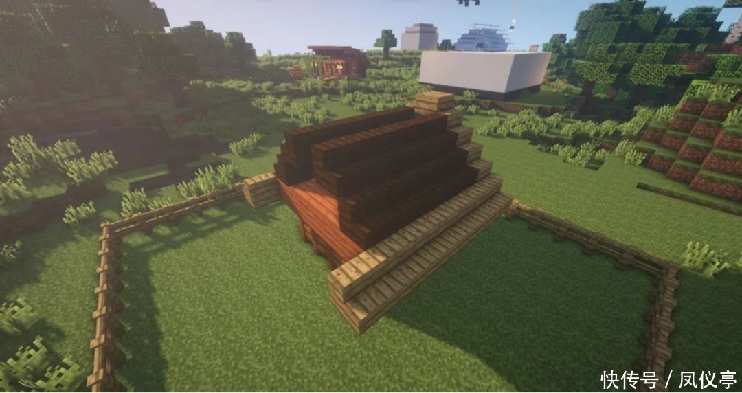 欢木台阶|《我的世界》如此豪华的鸡舍只要两分钟就能学会 还不快收藏下来