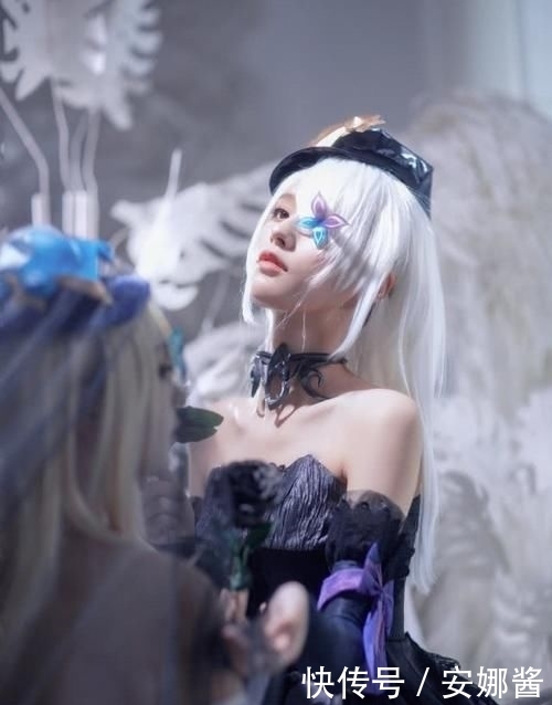 双子|ACG最靓COS第26期:姐妹双子版王昭君,金发加白毛我全都要!