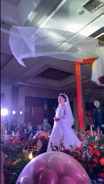 婚庆|搞笑GIF:婚庆:终于完美了一次,这次终于不用扣钱了
