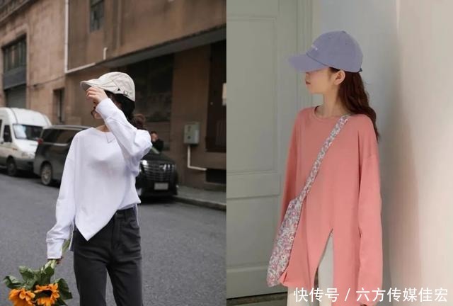 搭配|你那里入秋了吗?是时候穿长袖衫了,清新好看还能显高