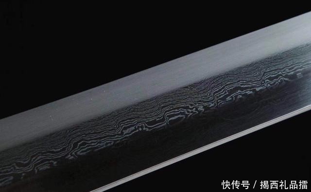 钢三色|龙舞研磨直刀,花纹钢三色研磨研磨