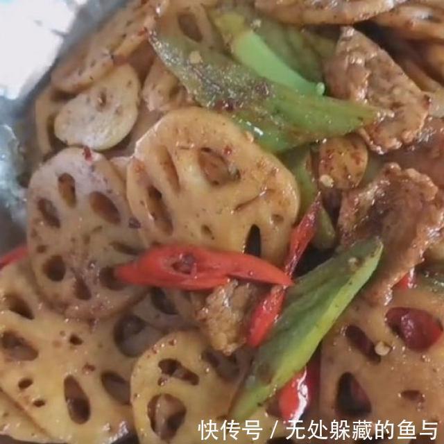 开胃|干锅莲藕,香辣脆嫩,开胃下饭