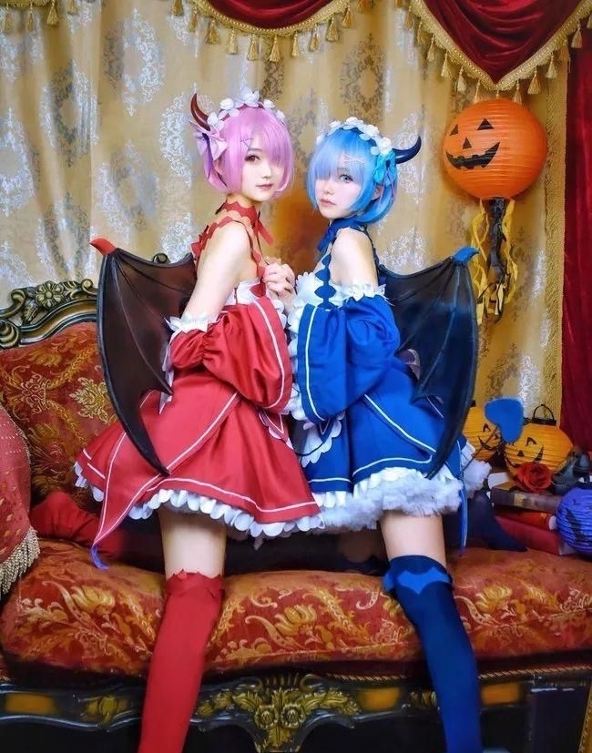 和蕾姆|cos：拉姆和蕾姆，谁是那只最可爱的小恶魔呢？
