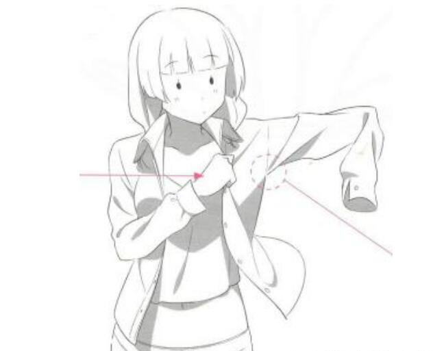 褶皱|动漫女生穿衣服应该怎么画,注意这几个细节,你也会是大神