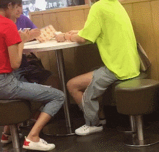 GIF|搞笑GIF：花手，谁敢来跟我比花手