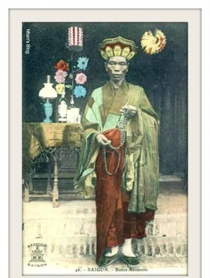  和尚|法国在越南殖民时期发行的明信片看看那时候的越南
