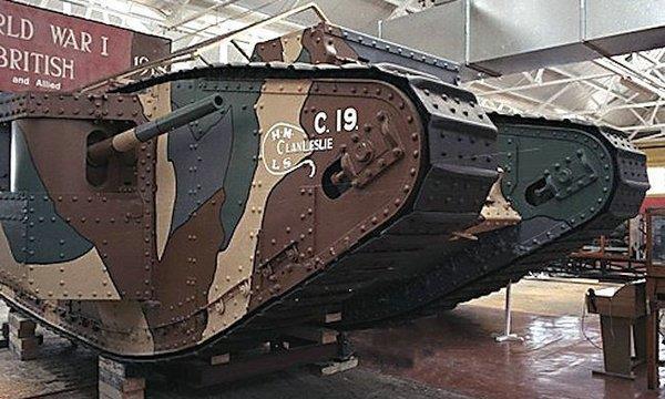 时期|最初的选择,第一次世界大战时期英国坦克装备的武器