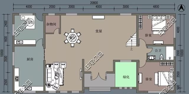  占地尺寸|农村没有堂屋的房子不是好房子,20套户型分享,总有一套看上眼