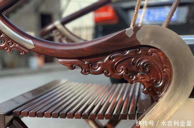 紫檀|印度小叶紫檀,头把交椅,明式家具收藏款!